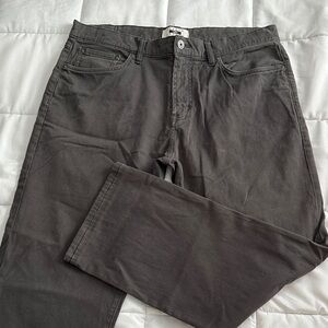 Joseph Abboud Men's Charcoal Gray Casual Pants